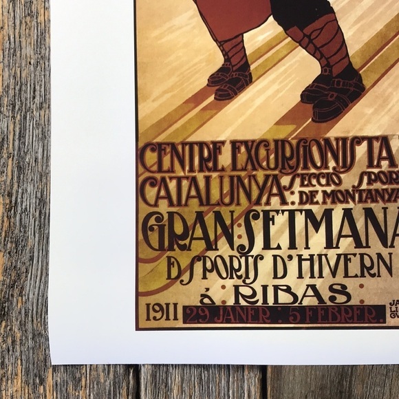 Center d’Excusionistes de Catalunya Vintage Poster Reprint - Picture 4 of 5